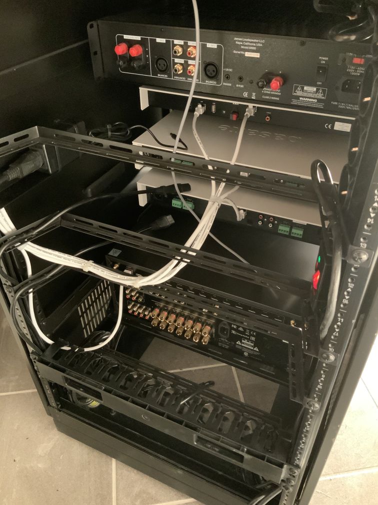 Installation Multiroom Audio Rack Basalte Asano