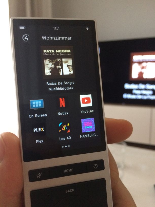 Neeo Remote Musikwiedergabe